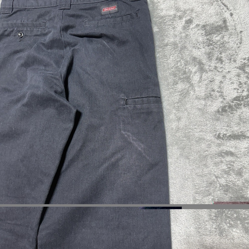 Dickies Double Knee Pants Mens 28x30 Black Loose Fit Workwear Durable - Picture 8 of 13